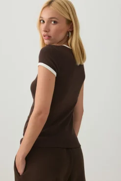 Ringer Crew Neck T-Shirt
