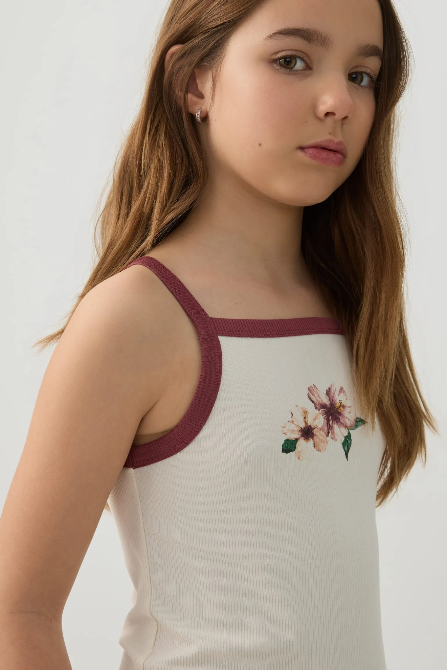 Ringer Knit Tank Top