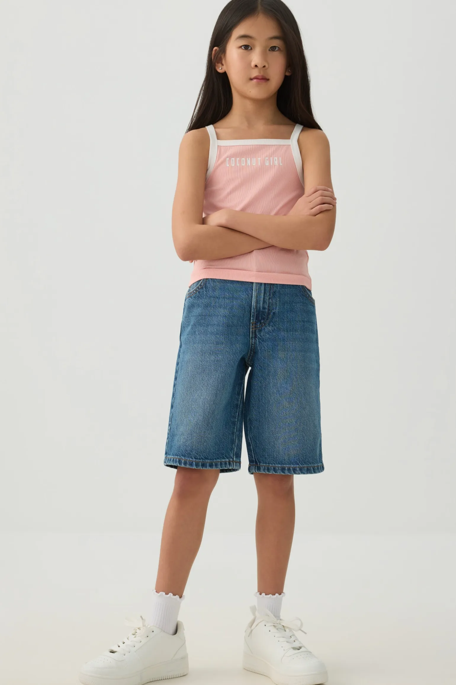 Ringer Knit Tank Top