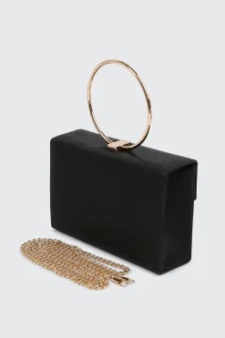 Ring Handle Evening Bag