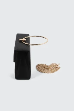 Ring Handle Evening Bag