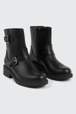 Round Toe Ankle Boots