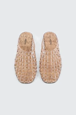 Round Toe Cage Sandals