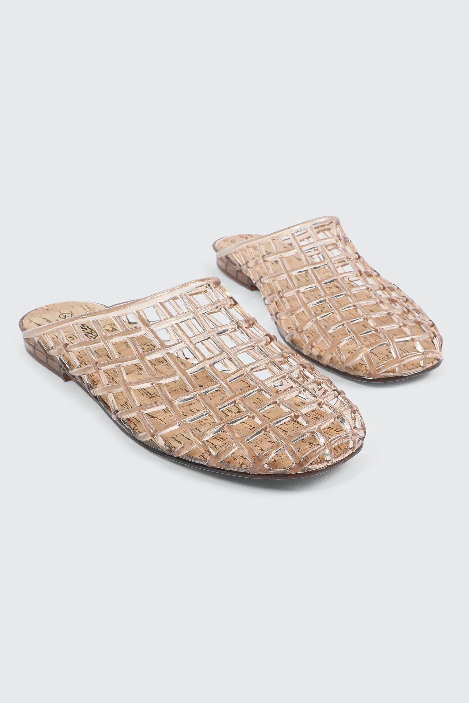 Round Toe Cage Sandals