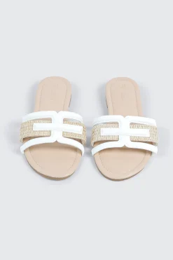 Round Toe Flat Sandals