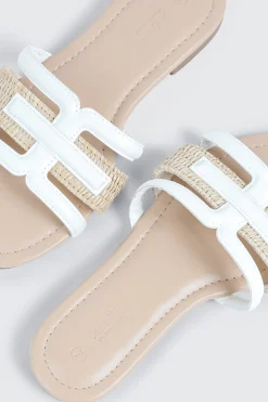 Round Toe Flat Sandals