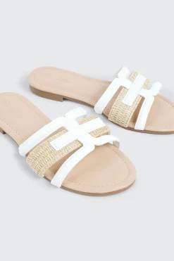 Round Toe Flat Sandals