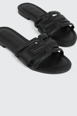 Round Toe Flat Sandals