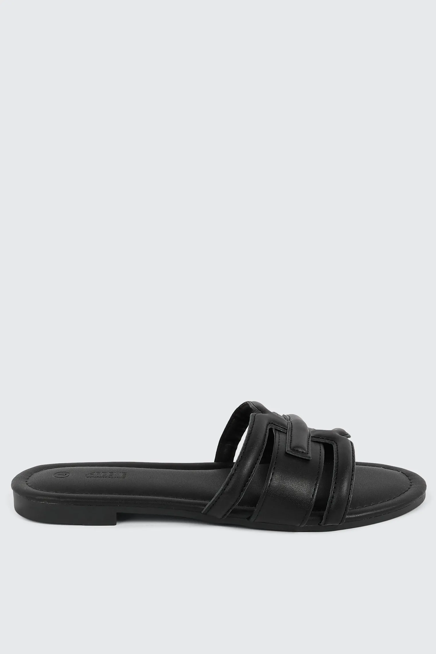 Round Toe Flat Sandals
