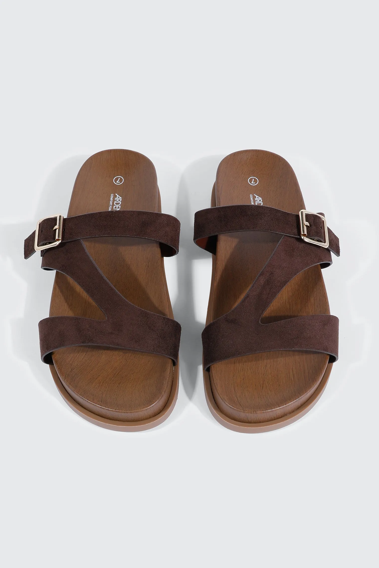 Round Toe Flat Sandals
