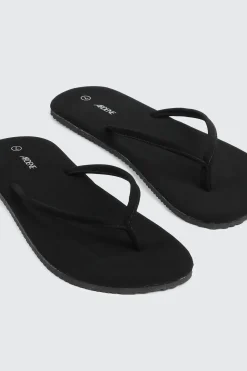 Round Toe Flip Flops
