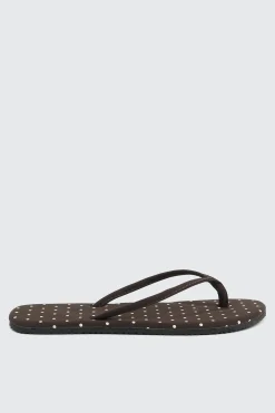 Round Toe Flip Flops