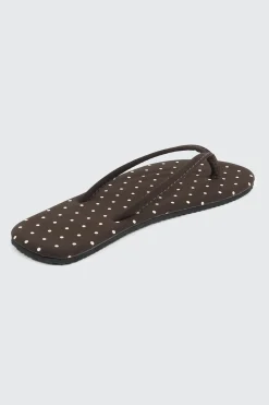 Round Toe Flip Flops