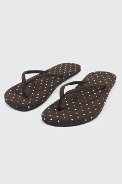 Round Toe Flip Flops
