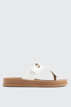 Round Toe T Strap Sandals