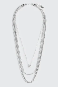 3-Row Chain Necklace