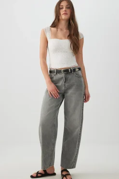 Ruched Lace Top