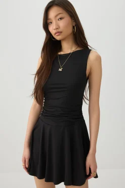 Ruched Mini Dress