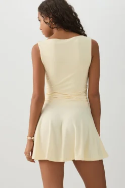 Ruched Mini Dress