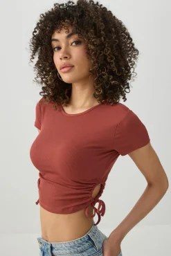 Ruched Side Ultra Crop Top