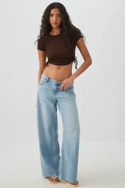 Ruched Side Ultra Crop Top
