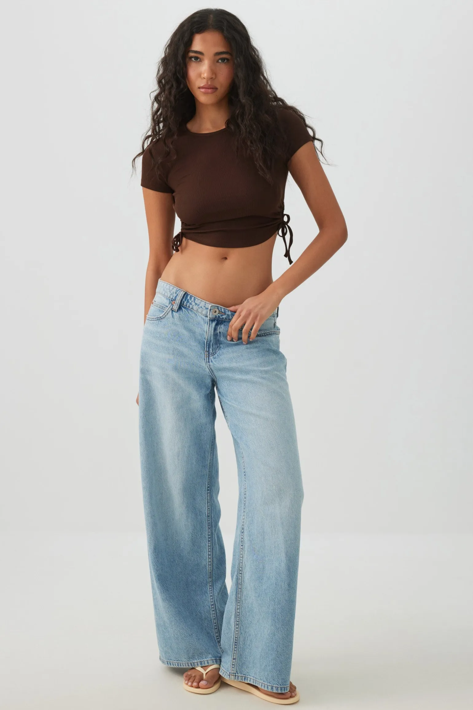 Ruched Side Ultra Crop Top