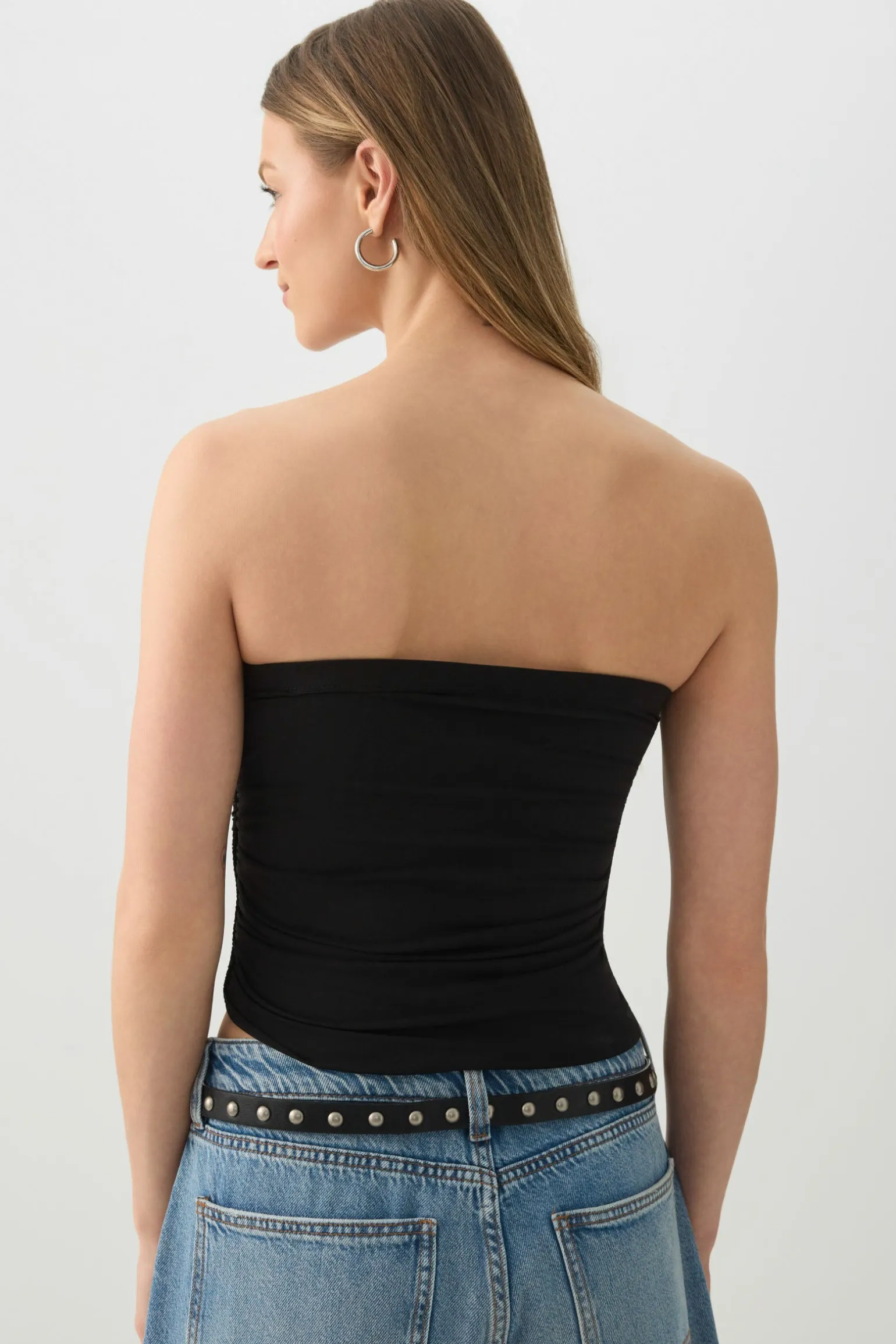 Ruched Tube Top