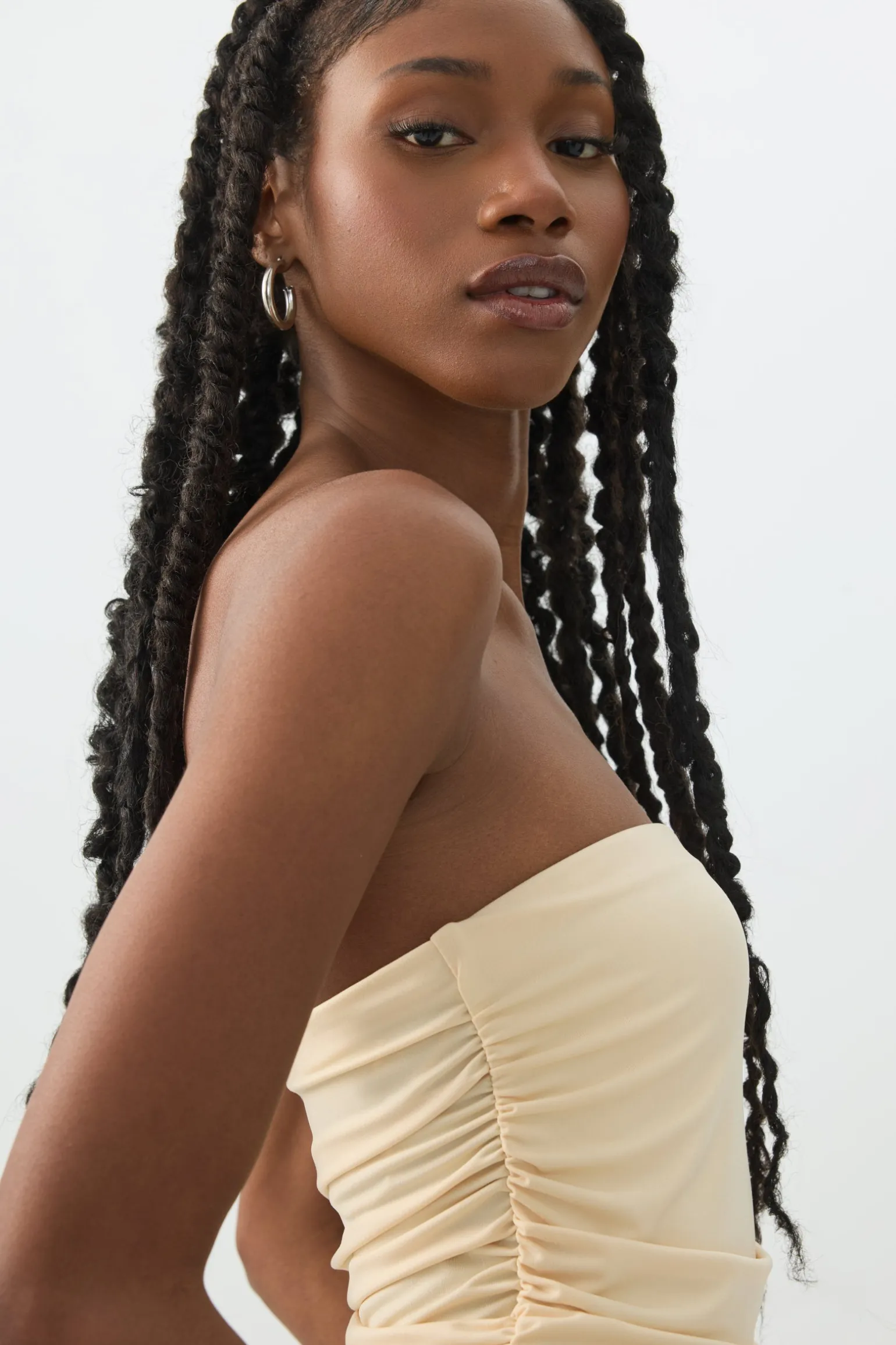 Ruched Tube Top