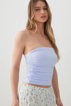 Ruched Tube Top
