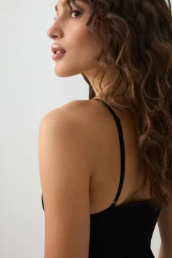 Seamless Bodysuit with Adjustable Straps