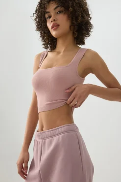 Seamless Crop Trapeze Tank Top
