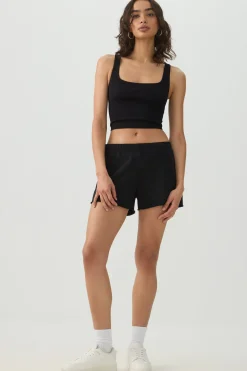 Seamless Ribbed Trapeze Tank Top