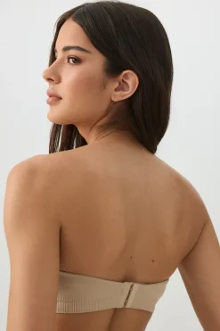 Seamless Strapless Push Up Bra