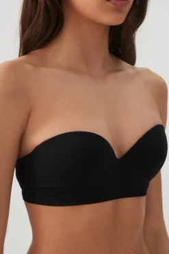 Seamless Strapless Push Up Bra
