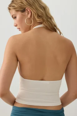 Seersucker Halter Tank