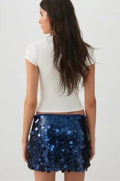 Sequin Mini Skirt