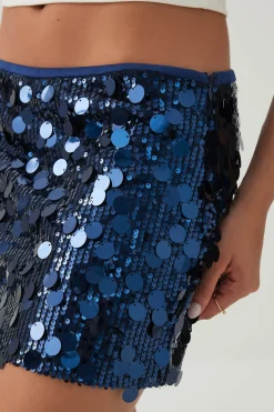 Sequin Mini Skirt