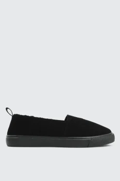 Sherpa Lined Slip On Sneakers