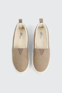 Sherpa Lined Slip On Sneakers
