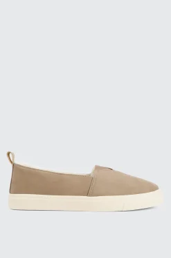 Sherpa Lined Slip On Sneakers