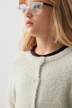 Shiny Fuzzy Cardigan