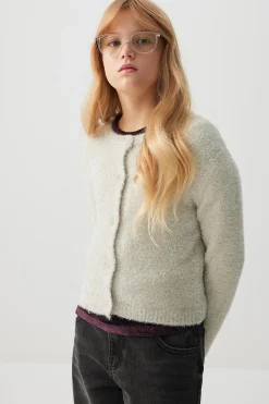 Shiny Fuzzy Cardigan