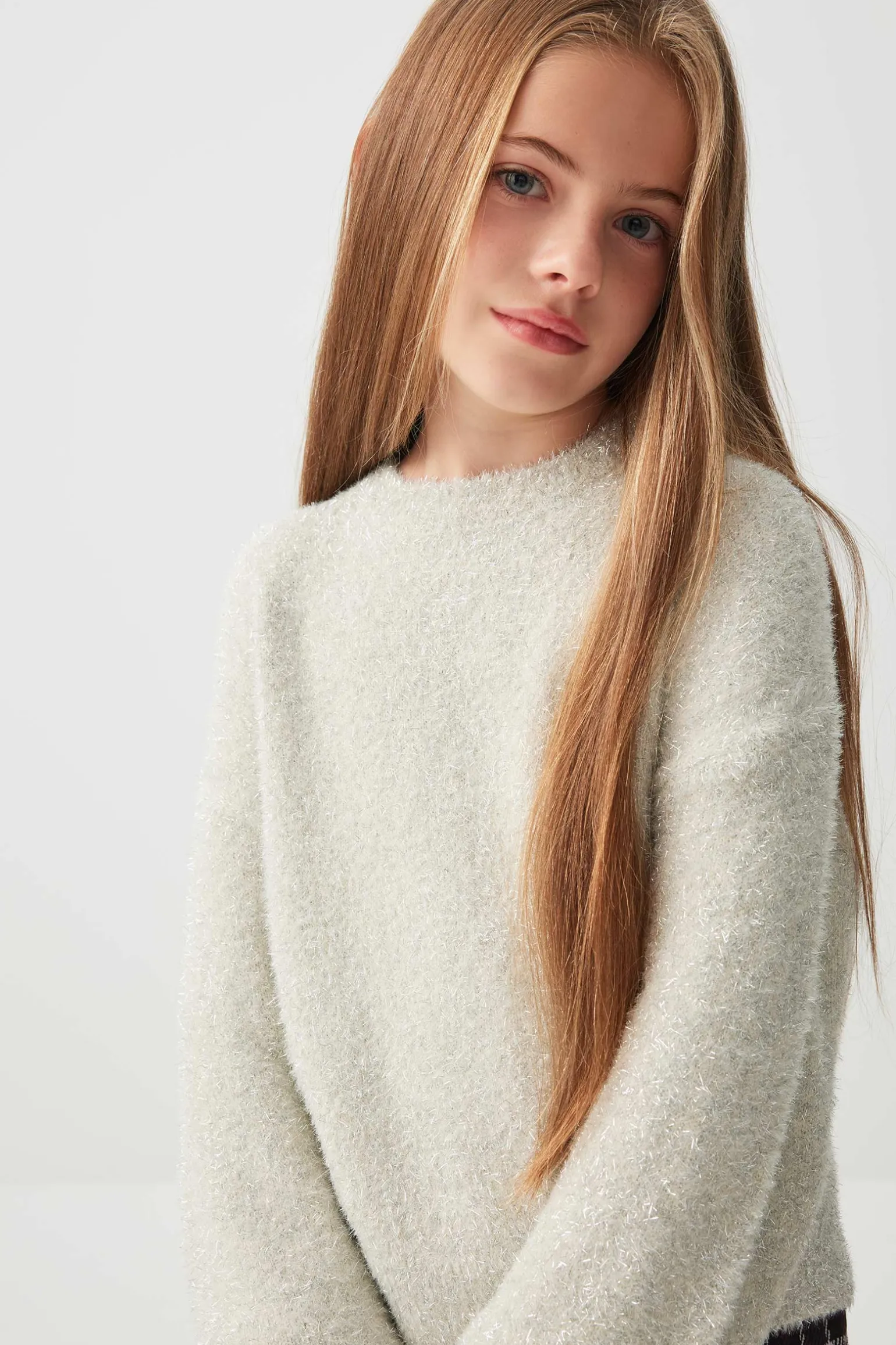 Shiny Fuzzy Sweater