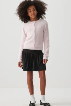 Shirred Waist Mini Skirt