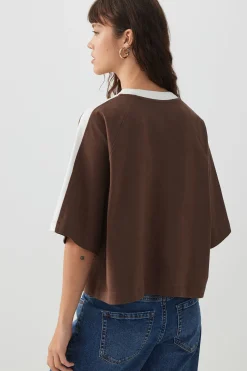 Short Boxy Jersey T-Shirt