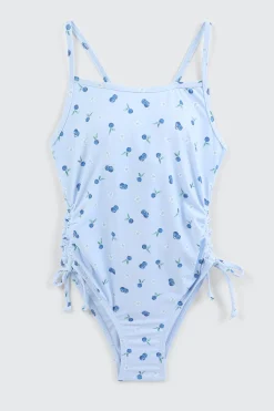 Side Tie One Piece Swimsuit