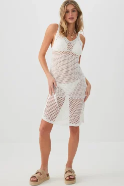 Sleeveless Crochet Cover Up
