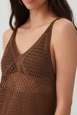 Sleeveless Crochet Cover Up