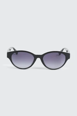 Slim Oval Cateye Sunglasses