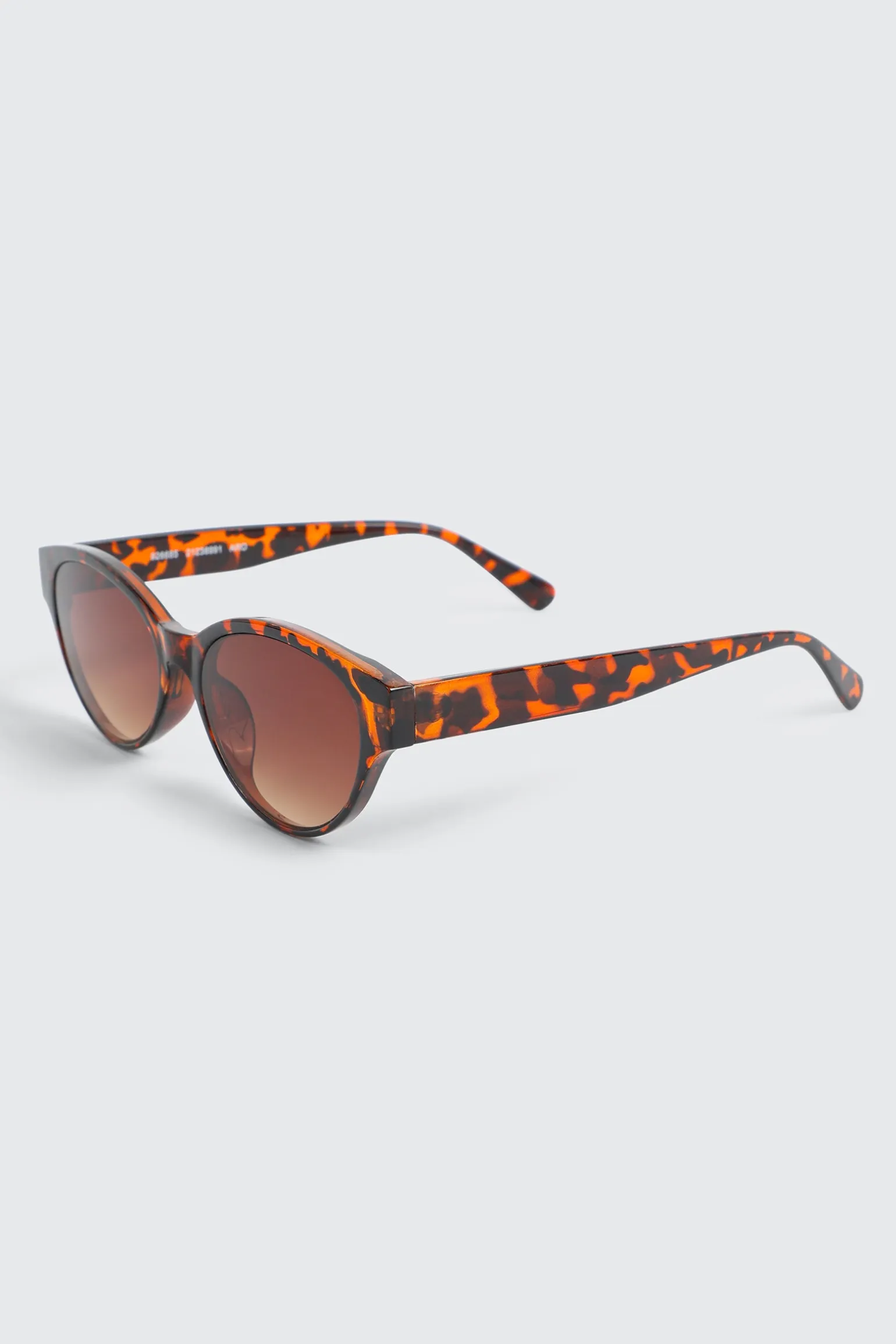 Slim Oval Cateye Sunglasses